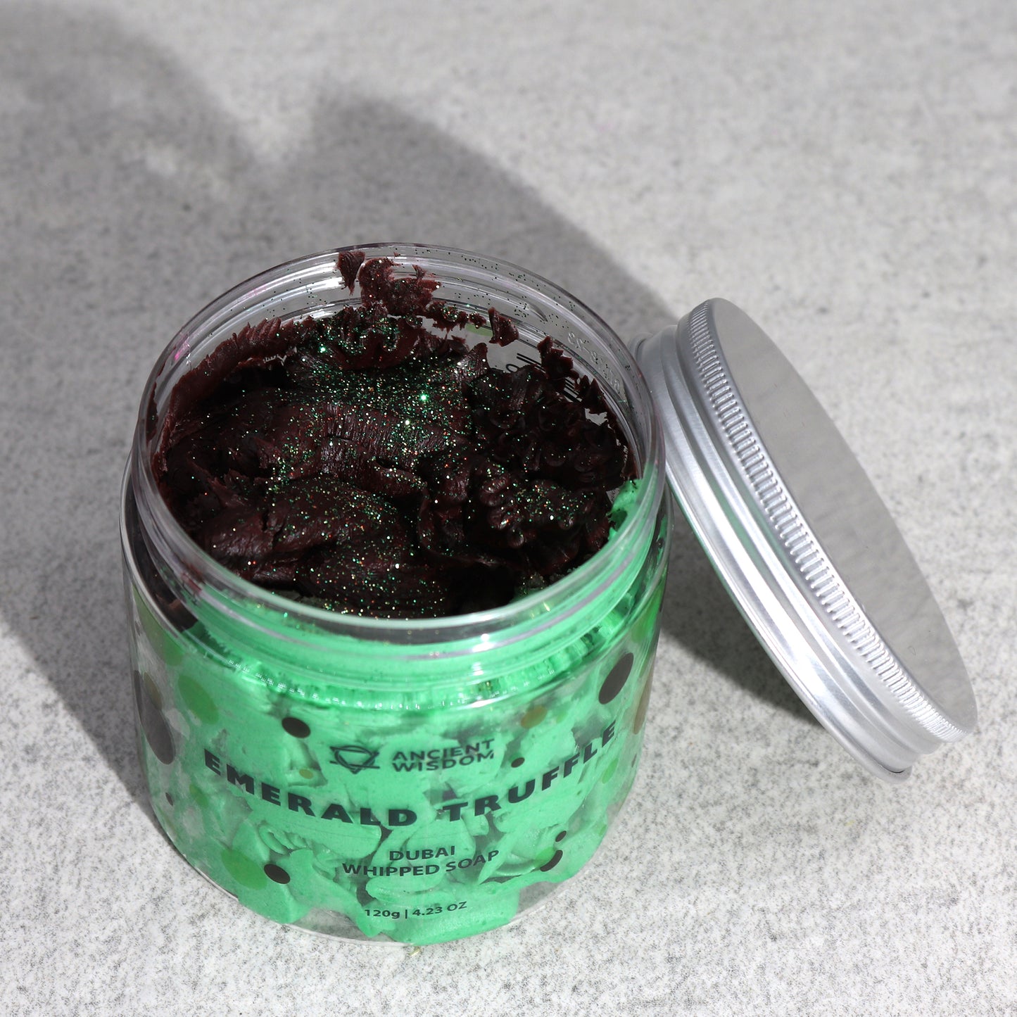 Purus Kreminis Muilas – „Dubai: Emerald Truffle“ (120 g)