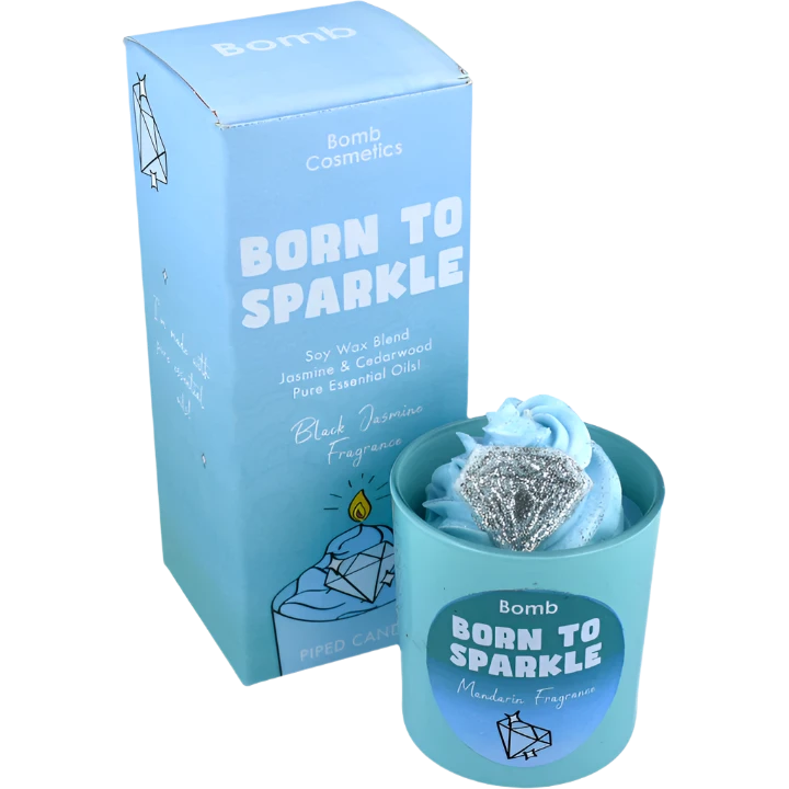 Žvakė stiklinėje "Born to Sparkle" - Spa4You