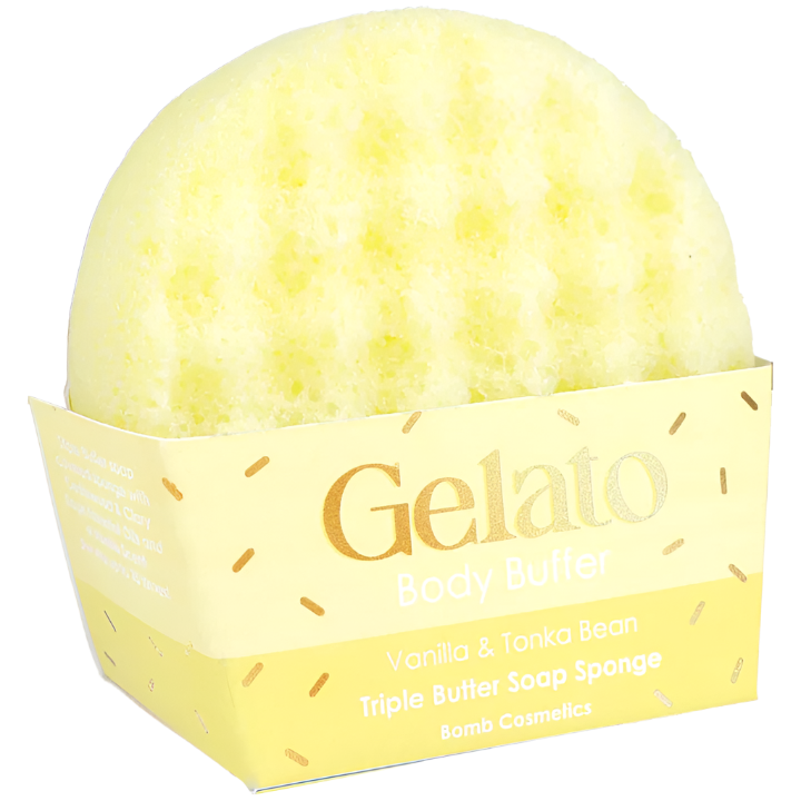 Kūno Šveitimo Muilo Kempinė "Vanilla & Tonka Gelato" - Spa4You