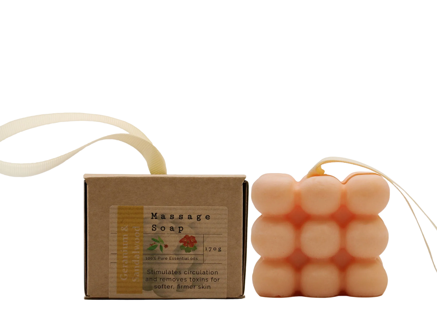 Masažinis muilas „Tea Tree & Aloe Vera“ – Gydomoji Gaiva ir Odos Atstatymas