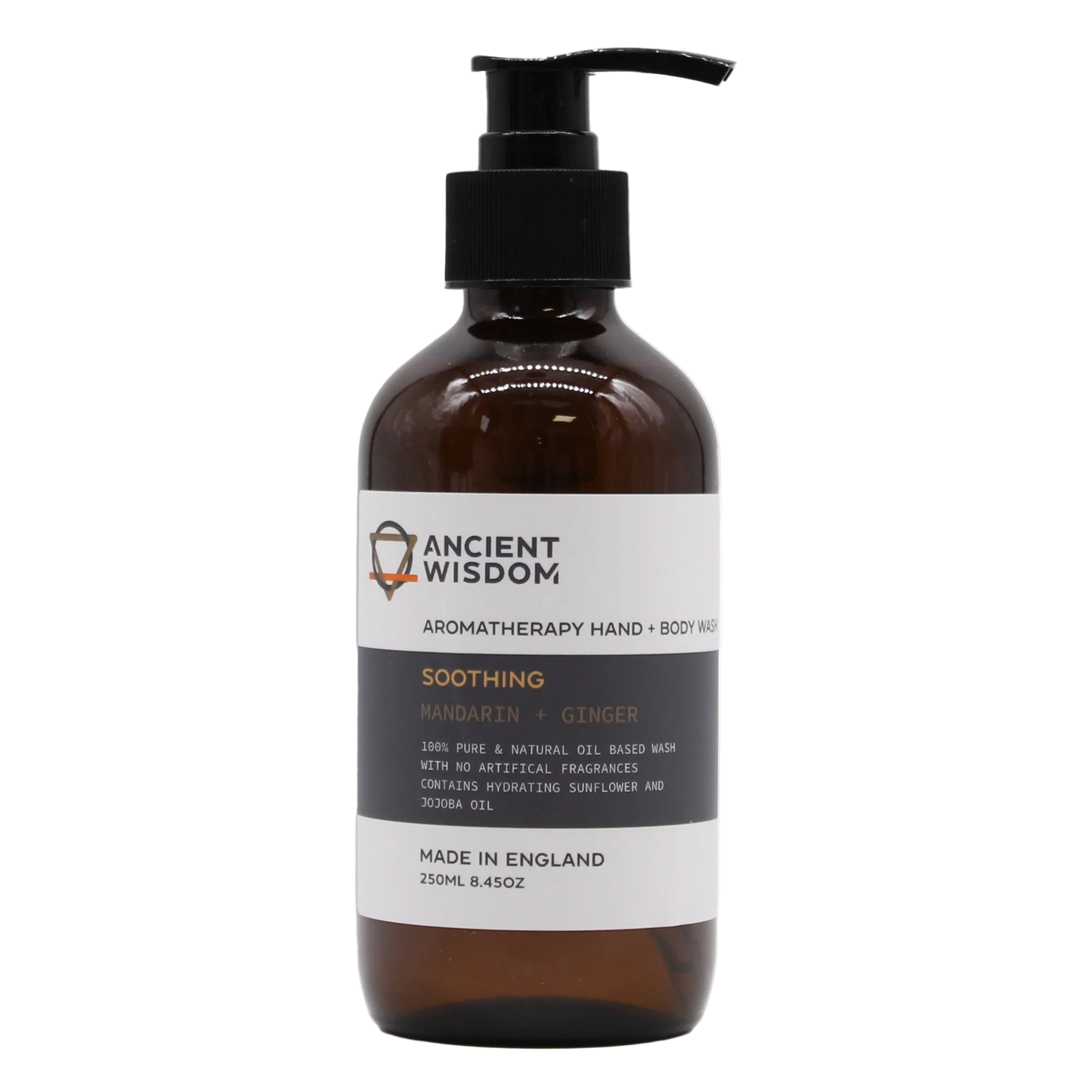 Aromaterapinis rankų ir kūno prausiklis – „Energizuojantis“ (Mandarinas ir Imbieras)