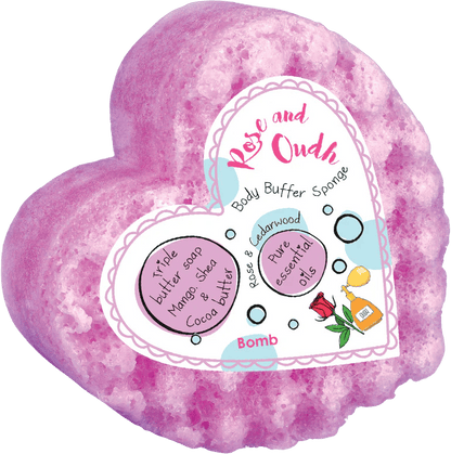 Kūno Šveitimo Dušo Kempinė "Rose & Oudh" - Spa4You