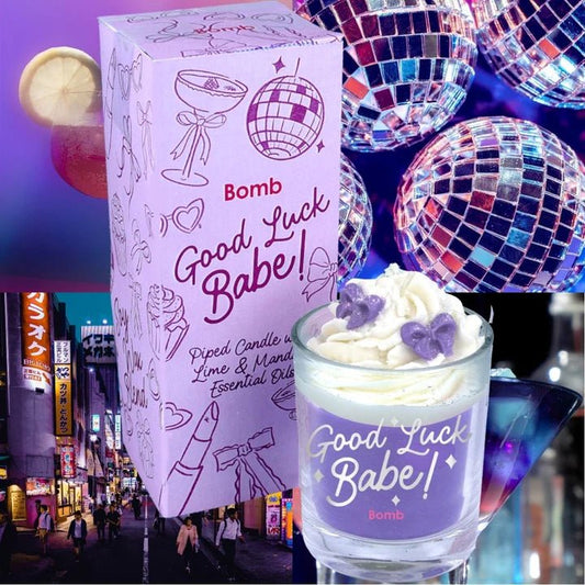 Žvakė – Good Luck Babe! Piped Candle - Spa4You