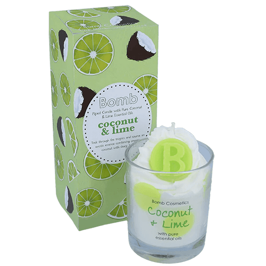 Žvakė Stikliniame Indelyje "Kokosų ir Laimo" - Spa4You